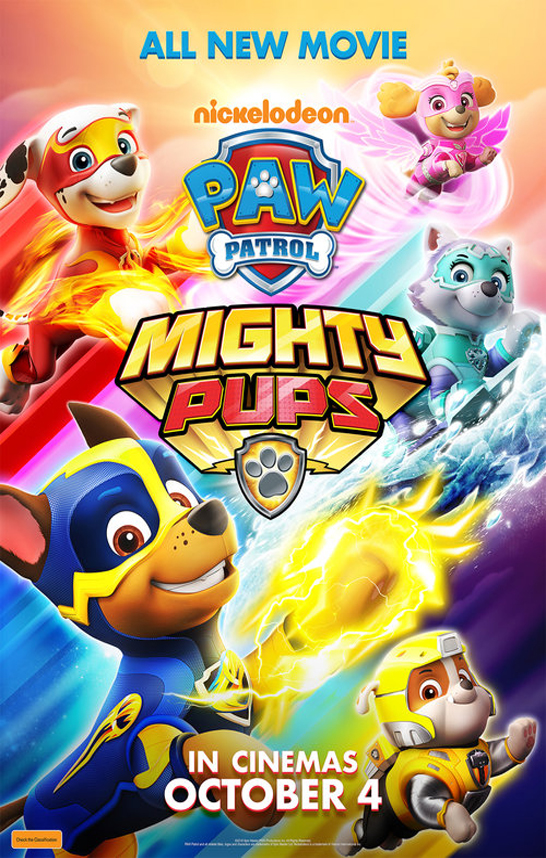 Paw Patrol Mighty Pups The movie